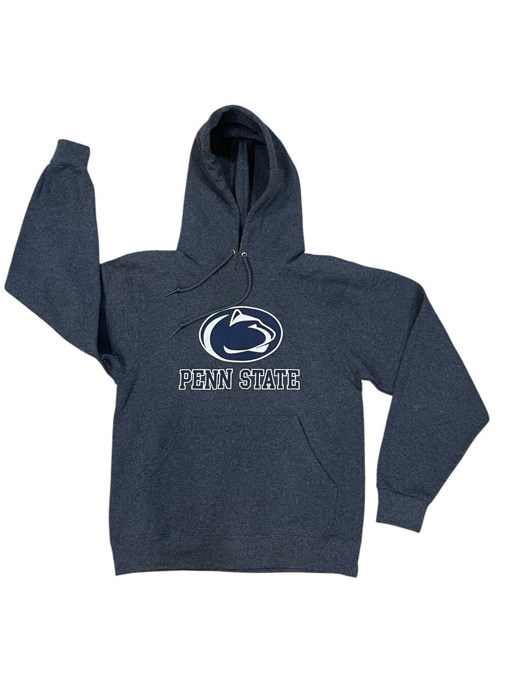 NWOT -JERZEES Penn State Nittany Lions Gray Hoodie Men’s Size Small NCAA College